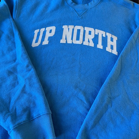 #217 UP NORTH CREW NECK SWEATSHIRT. - Picture 2 of 14